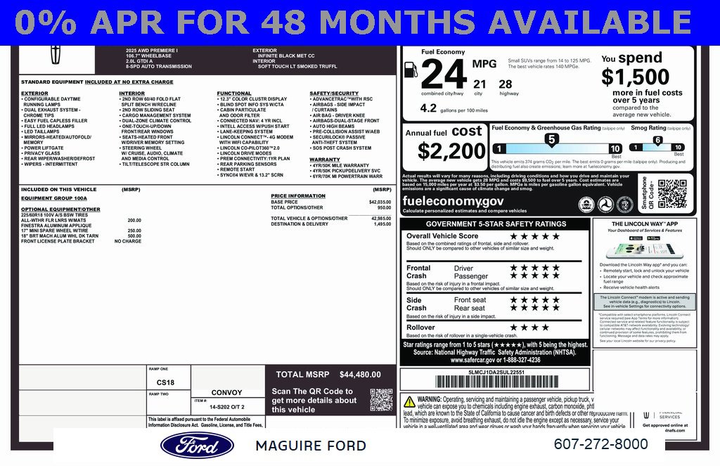 New 2025 Lincoln Corsair AWD image 2