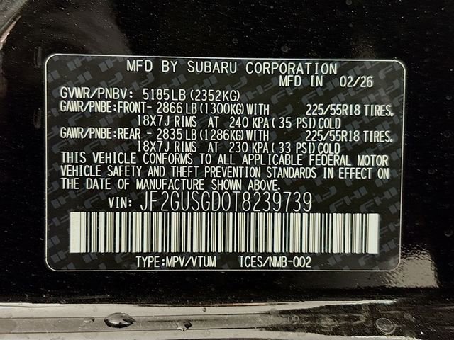 New 2026 Subaru Crosstrek 2.5i Sport image 31