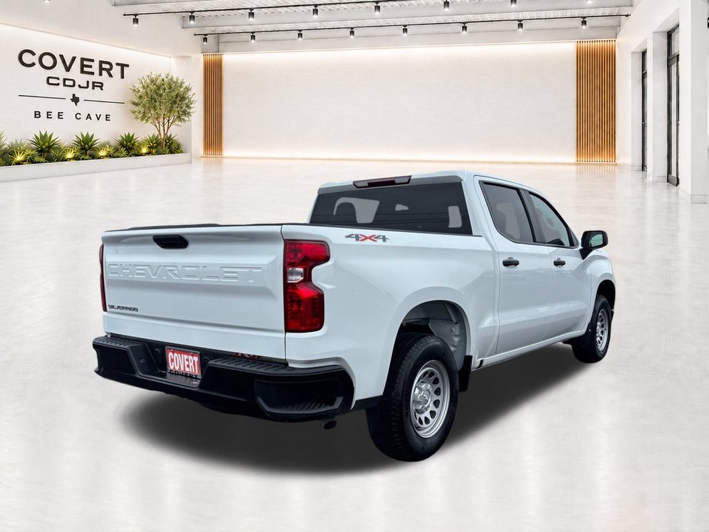 Used 2025 Chevrolet Silverado 1500 W/T w/ LPO, Dark Essentials Package AWD/4WD image 10