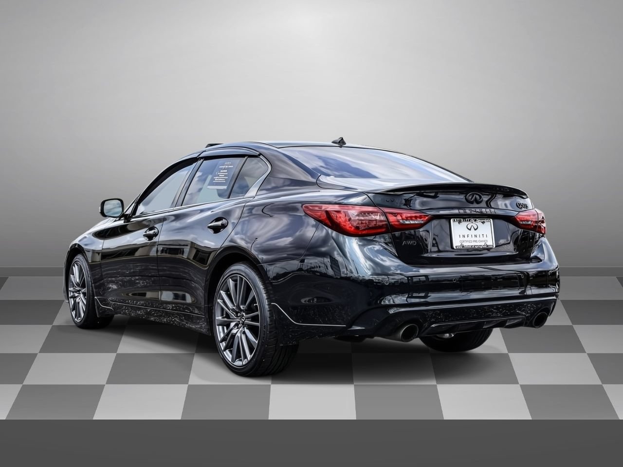Used 2023 INFINITI Q50 Red Sport 400 w/ Black Opal Edition AWD/4WD image 4