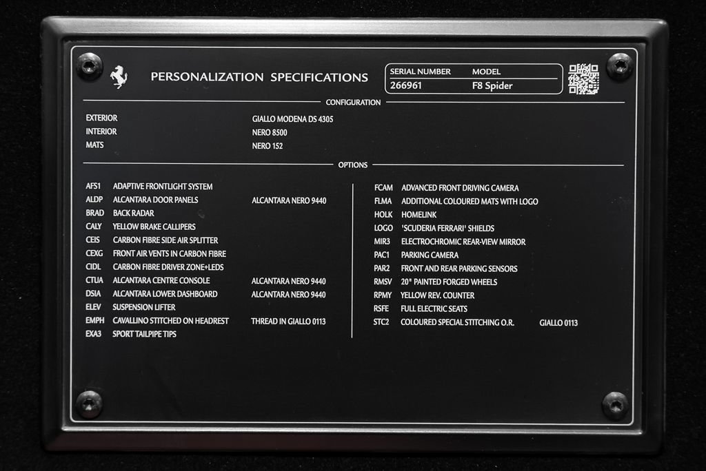 Certified 2021 Ferrari F8 Tributo RWD image 18
