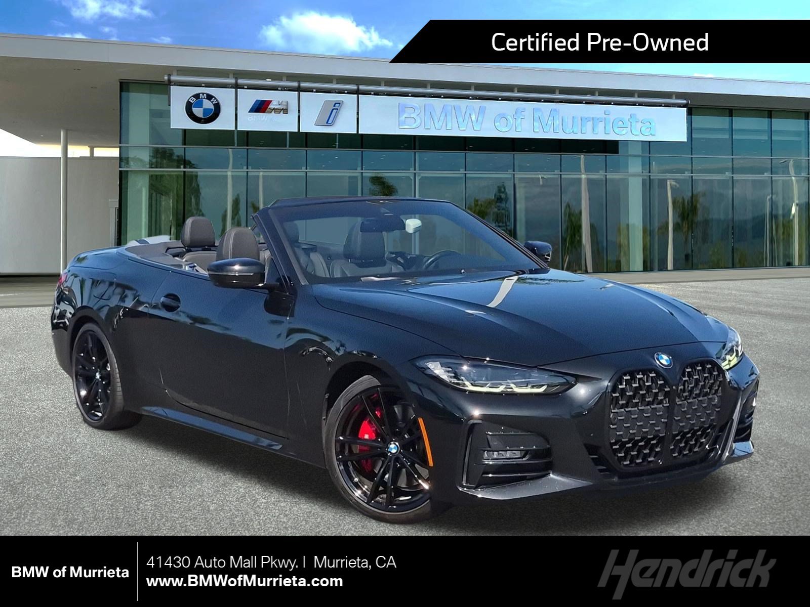 Certified 2023 BMW 430i Convertible w/ M Sport Package RWD image 1