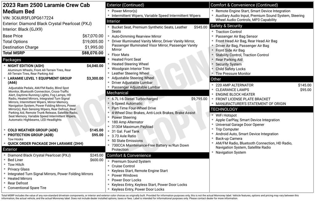 Used 2023 RAM 2500 Laramie w/ Night Edition image 2