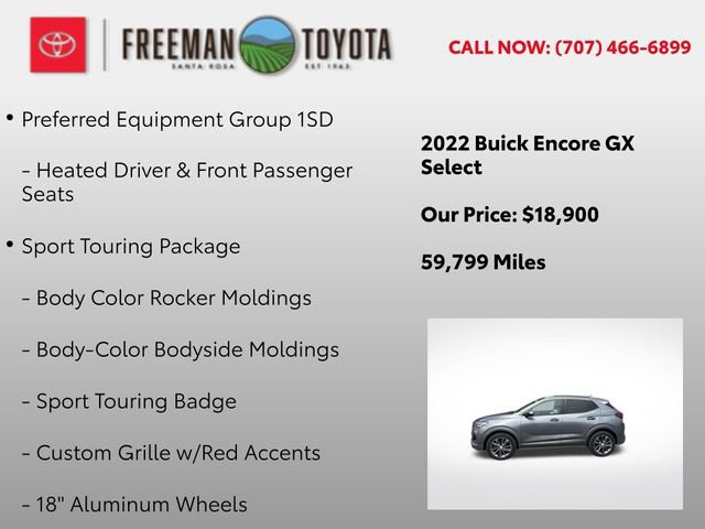 Used 2022 Buick Encore GX Select w/ Sport Touring Package FWD image 5
