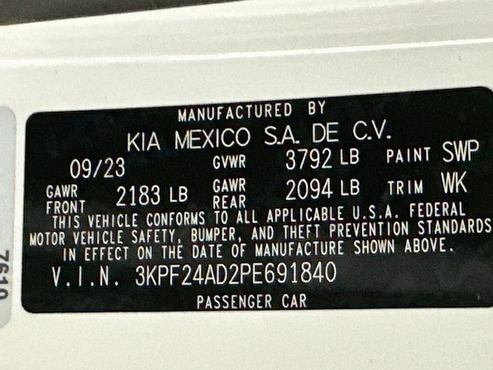 Used 2023 Kia Forte LXS FWD image 12