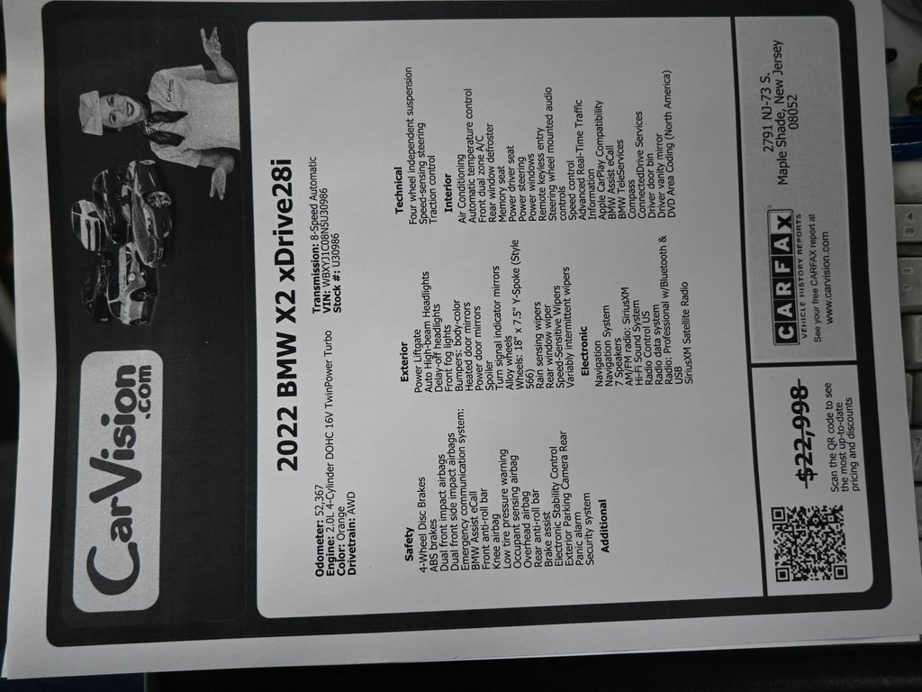 Used 2022 BMW X2 xDrive28i image 8