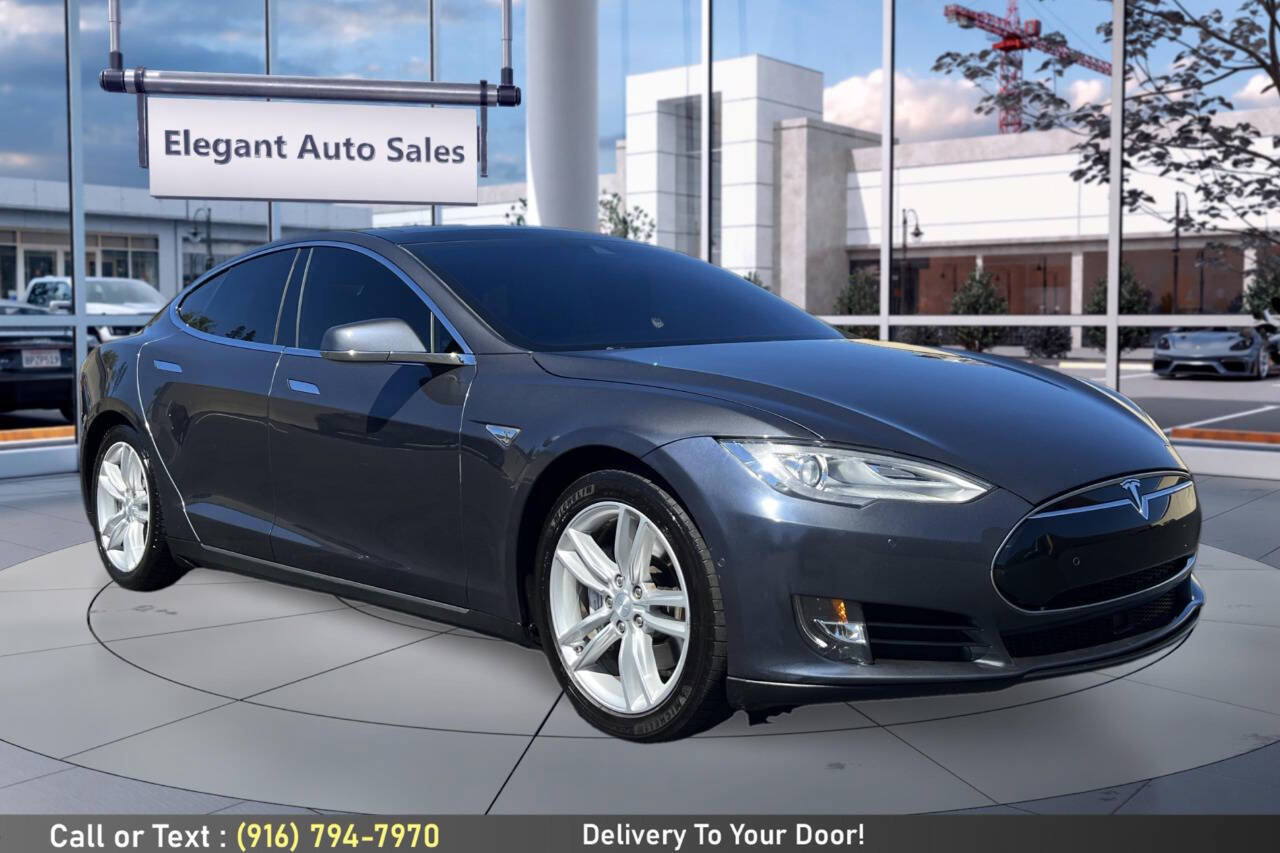 Used 2015 Tesla Model S 85D AWD/4WD image 3