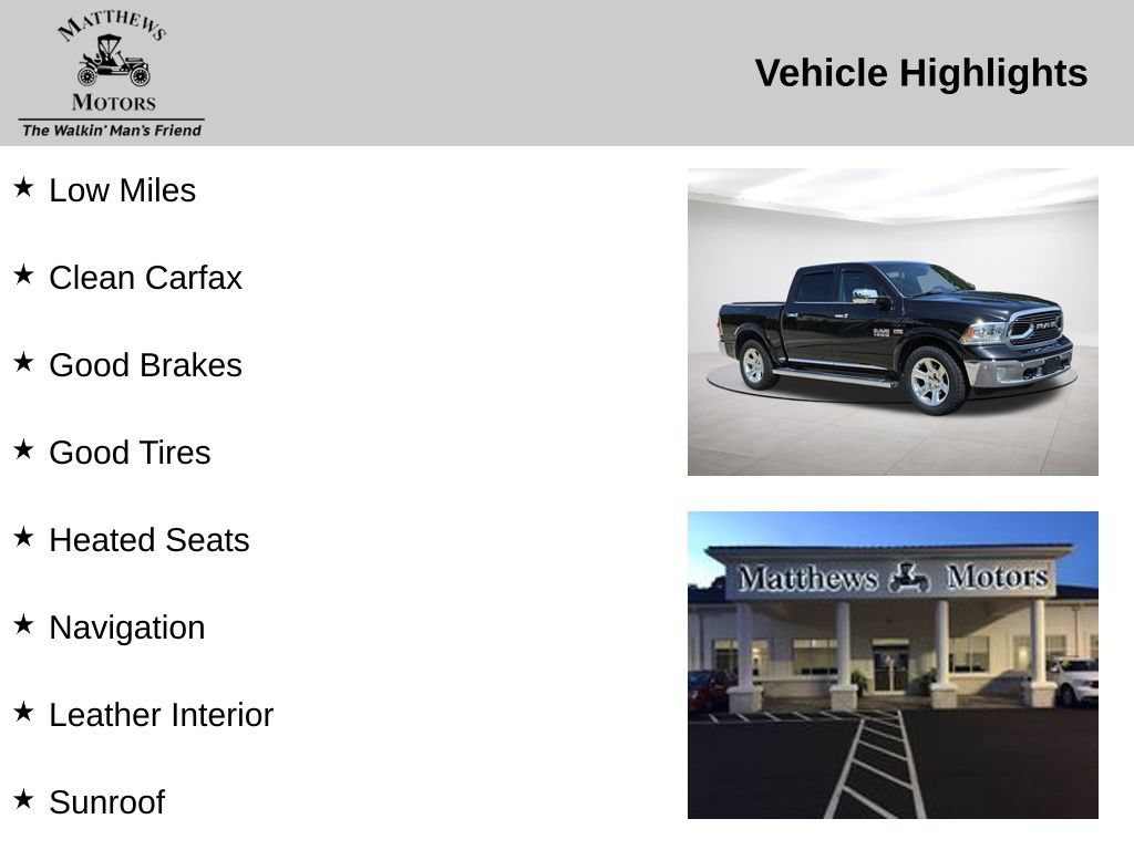 Used 2016 RAM 1500 Limited AWD/4WD image 14