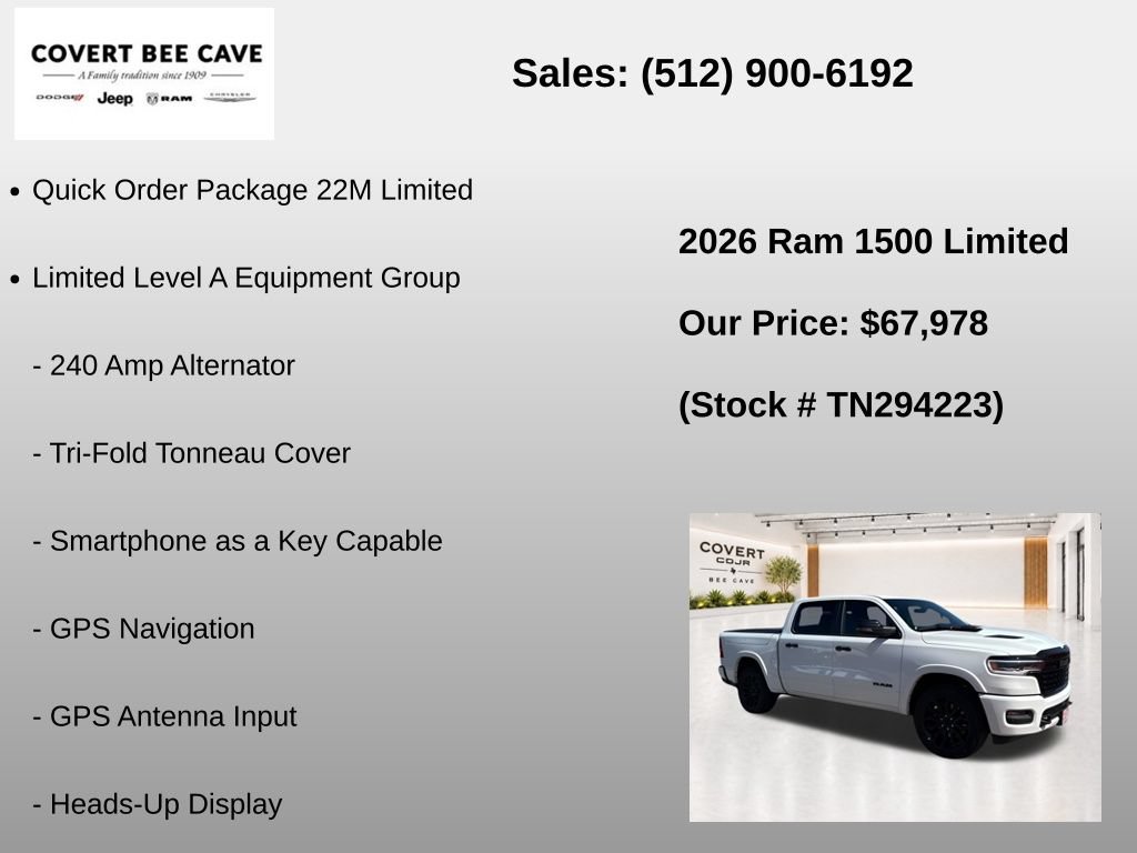 New 2026 RAM 1500 Limited AWD/4WD image 7