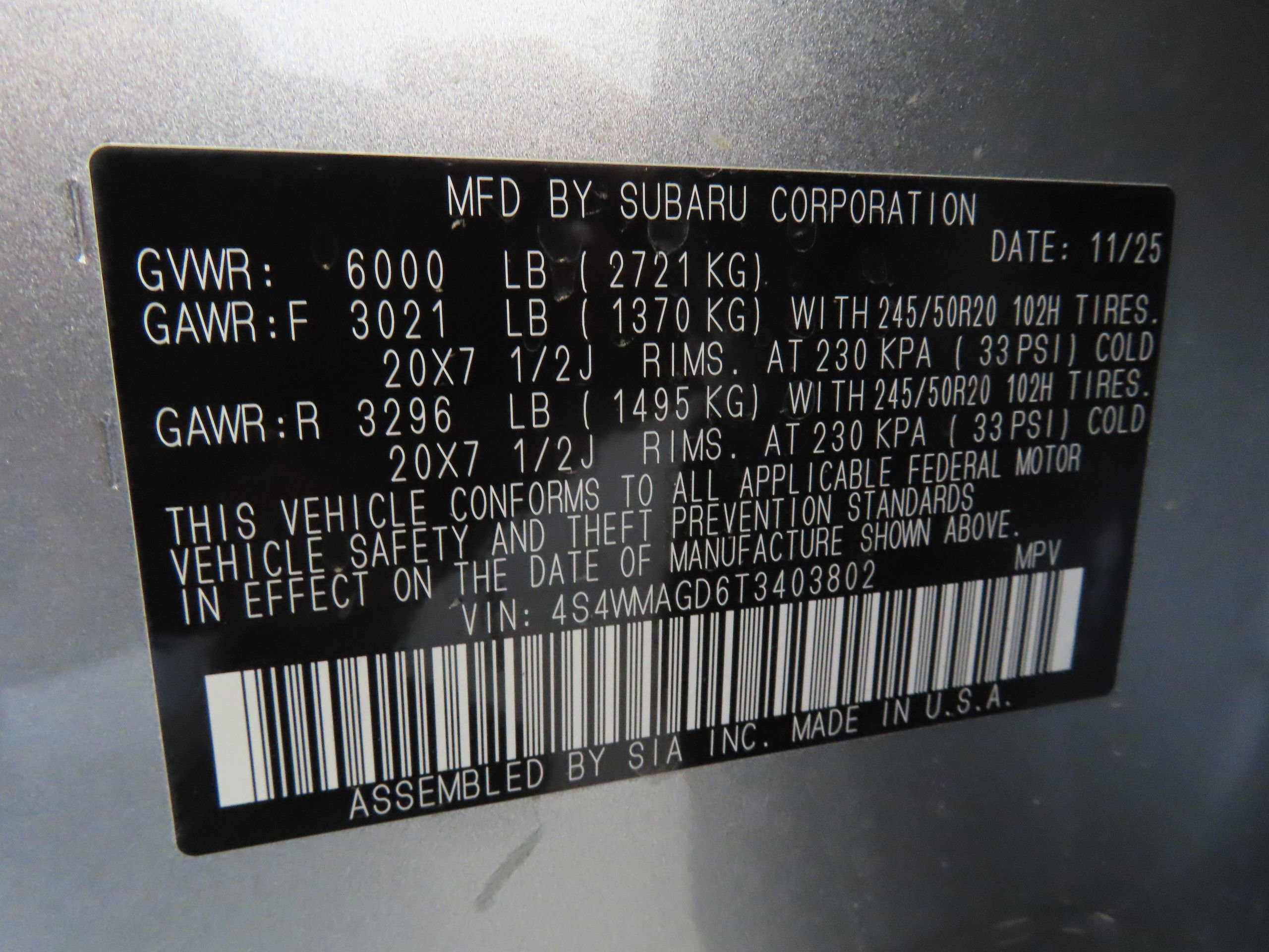 New 2026 Subaru Ascent Limited image 31