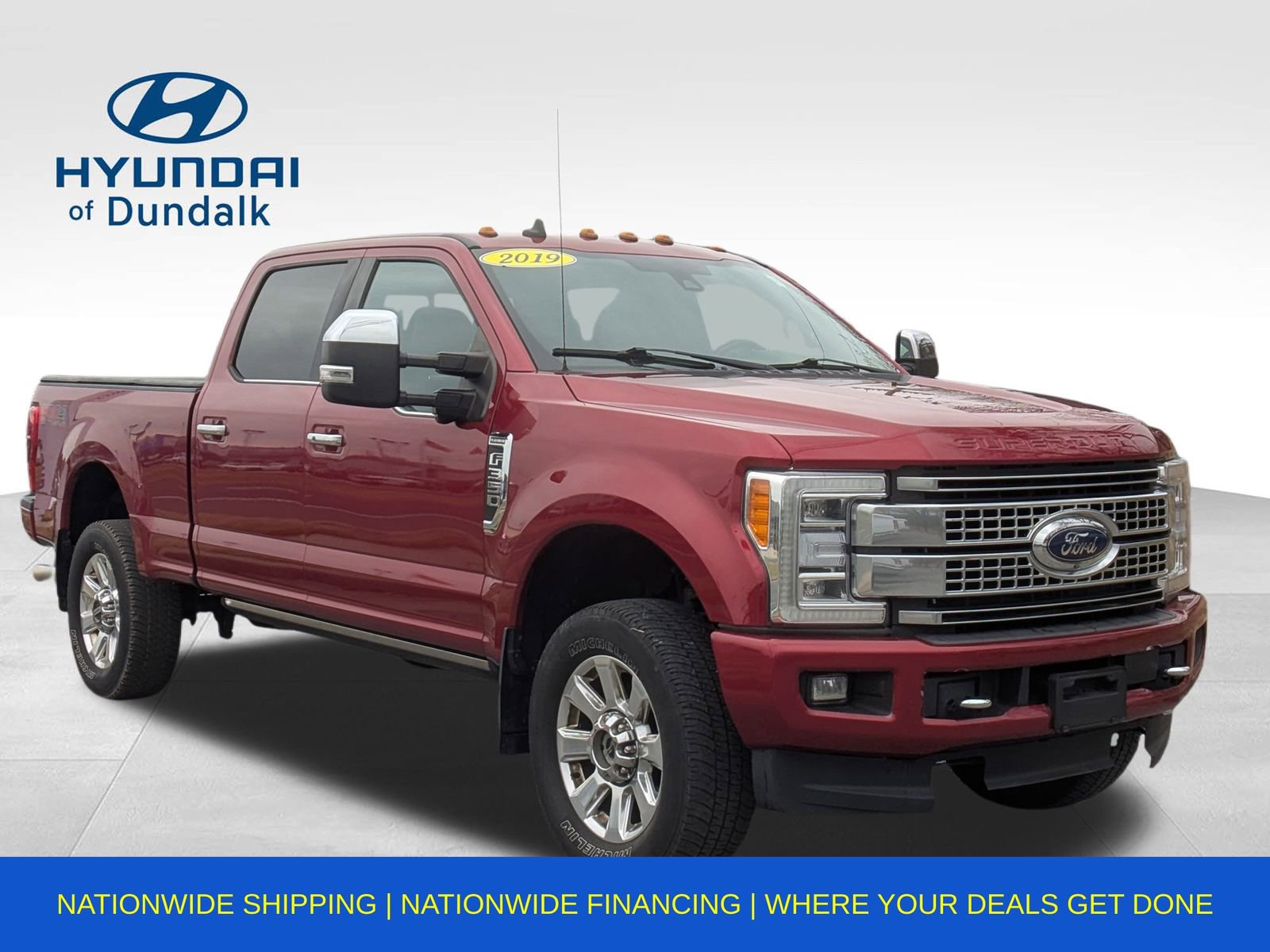 Used 2019 Ford F350 Platinum w/ Platinum Ultimate Package image 3