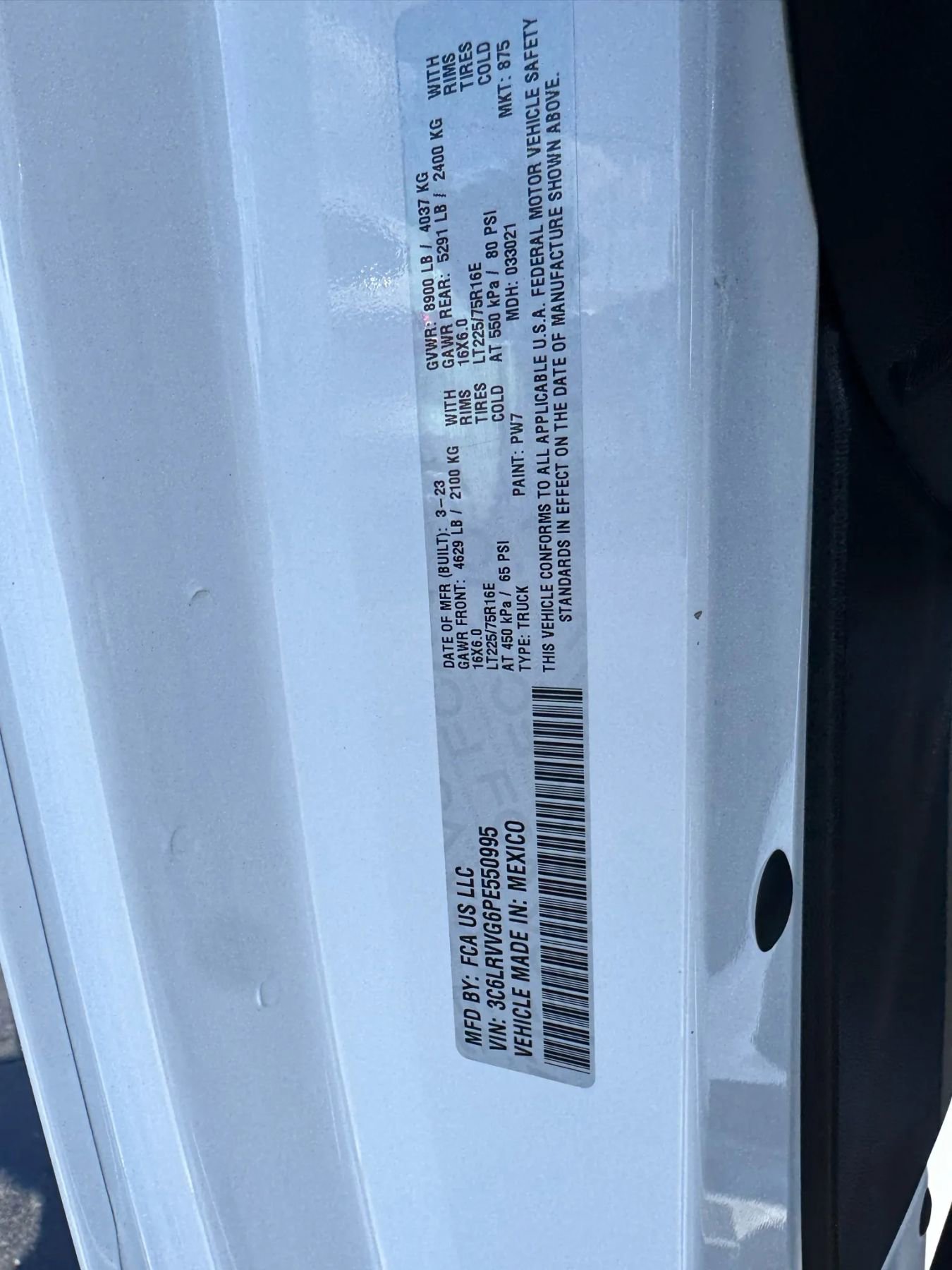 Used 2023 RAM ProMaster 2500 image 30