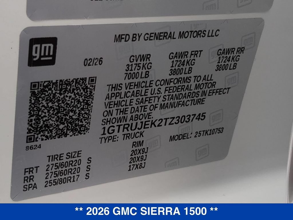 New 2026 GMC Sierra 1500 Elevation AWD/4WD image 43