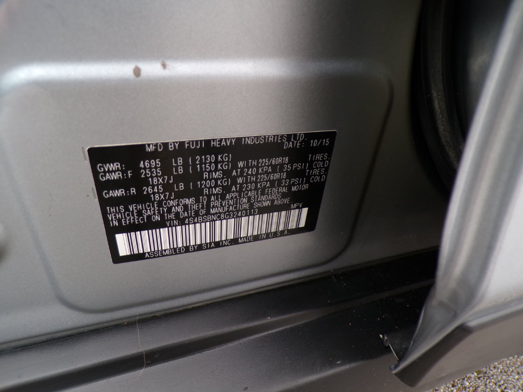 Used 2016 Subaru Outback 2.5i Limited AWD/4WD image 36