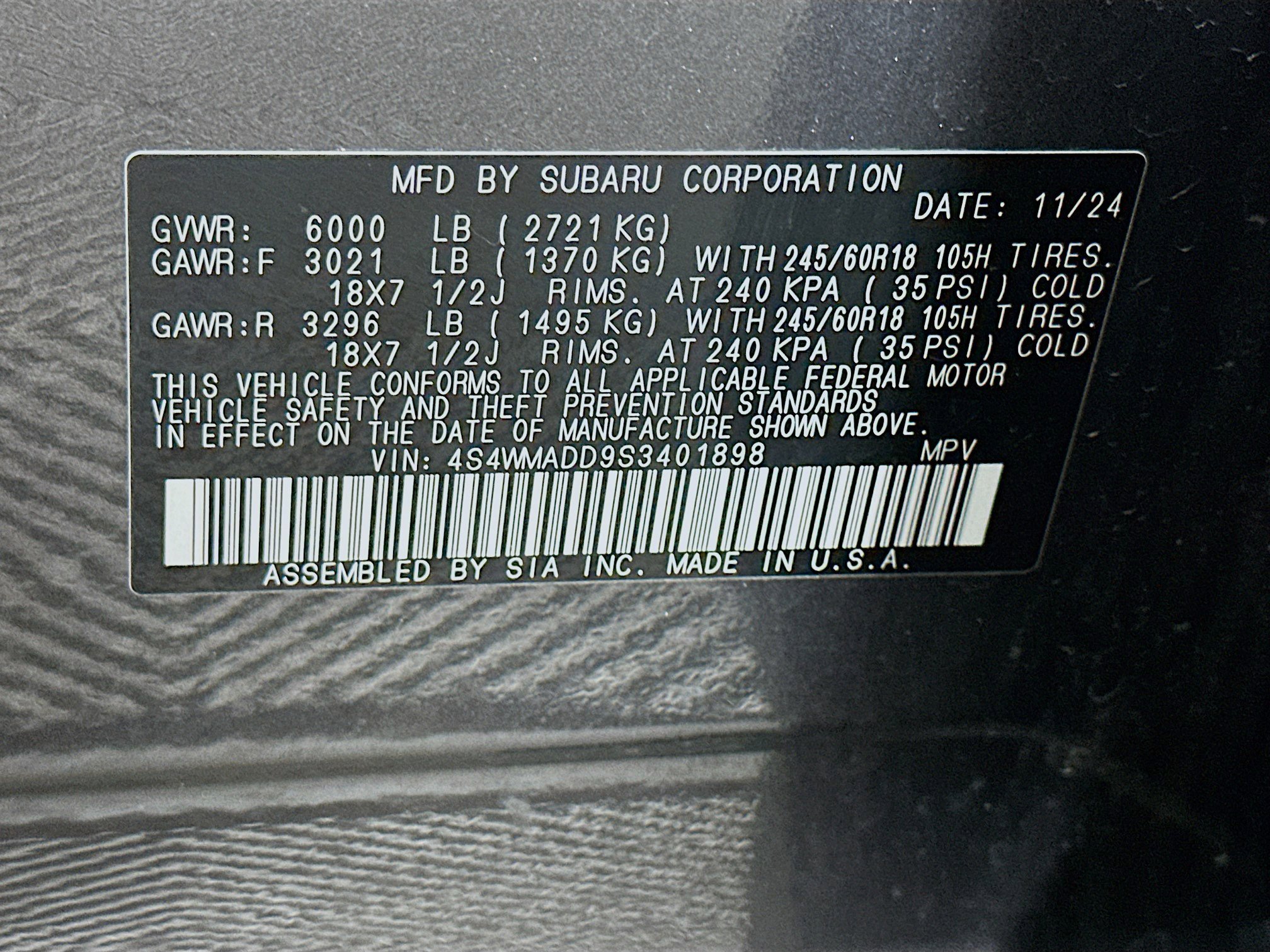 Used 2025 Subaru Ascent Premium image 12