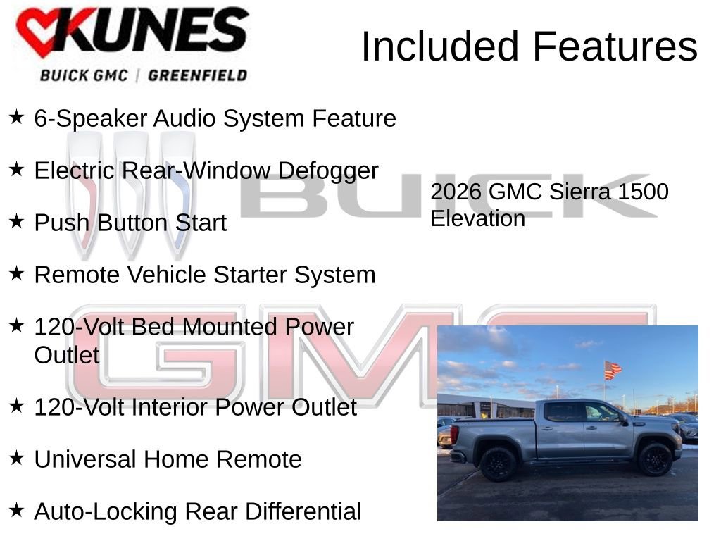 New 2026 GMC Sierra 1500 Elevation w/ Elevation Premium Package AWD/4WD image 4