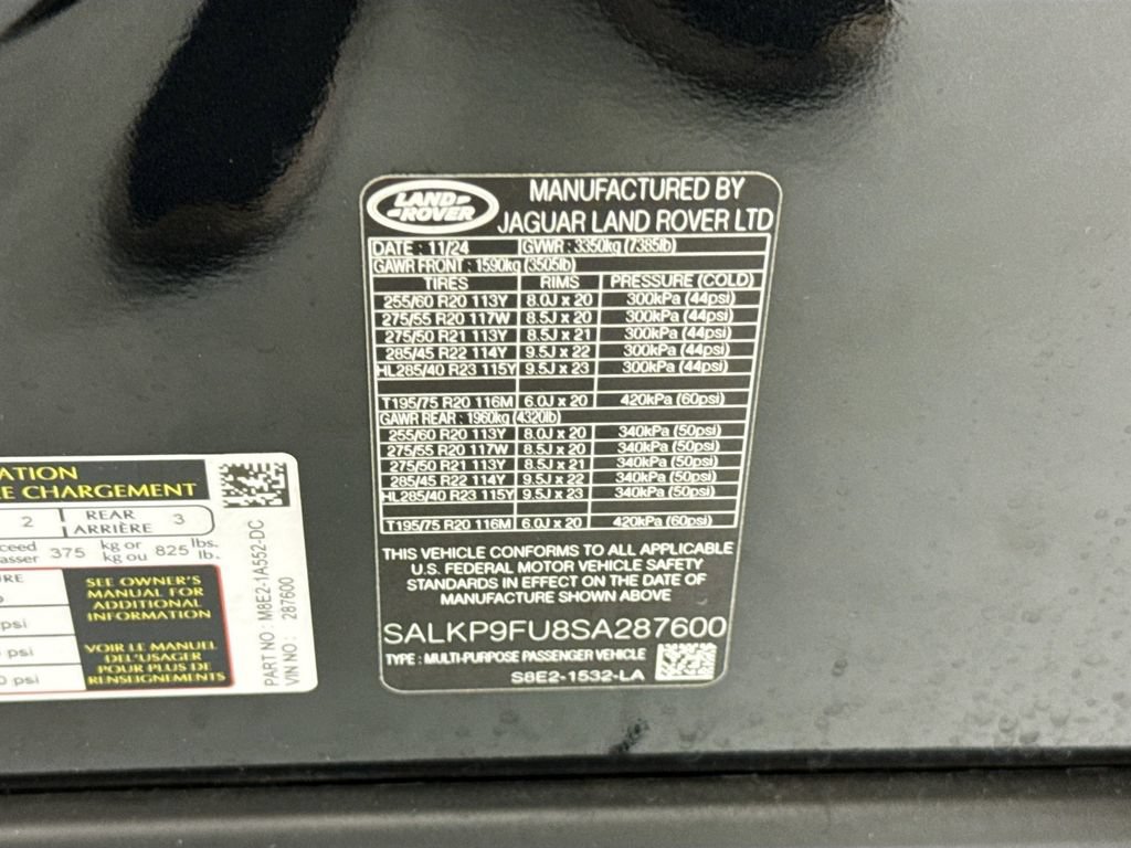 Certified 2025 Land Rover Range Rover SE AWD/4WD image 34