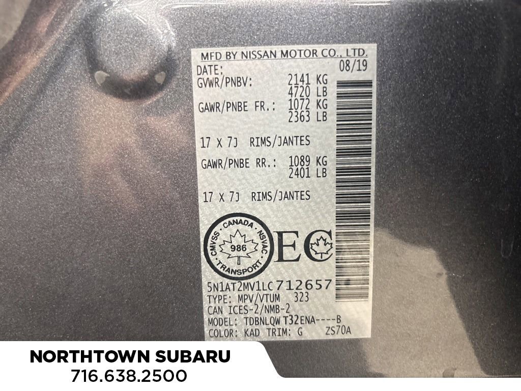 Used 2020 Nissan Rogue SV AWD/4WD image 29
