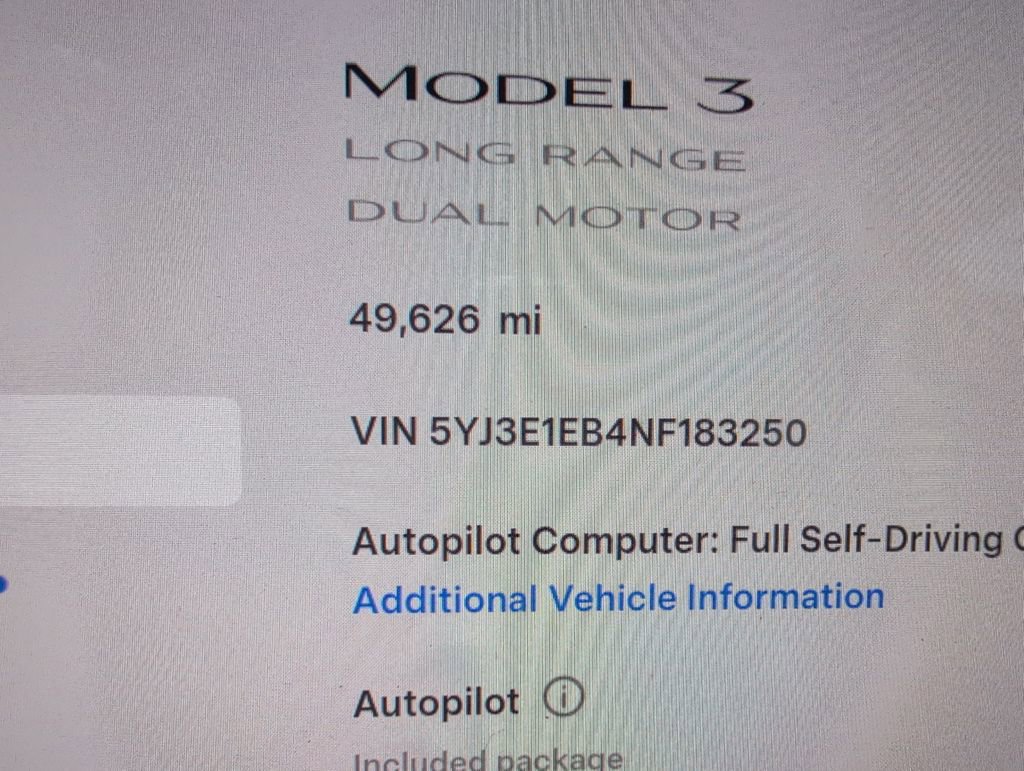 Used 2022 Tesla Model 3 Long Range image 16
