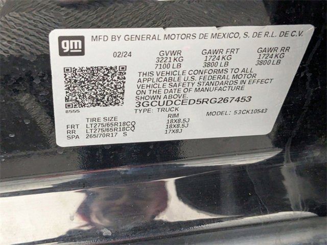 Certified 2024 Chevrolet Silverado 1500 Custom Trail Boss w/ LPO, Dark Essentials Package image 35