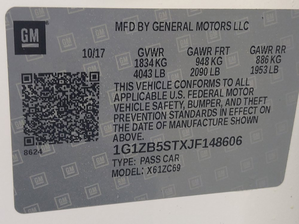 Used 2018 Chevrolet Malibu LS w/ LPO, Convenience Package 1 FWD image 33