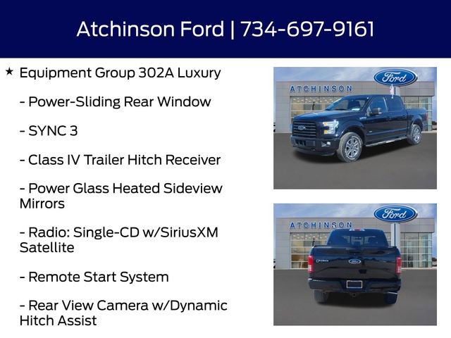 Used 2016 Ford F150 XLT w/ Equipment Group 302A Luxury image 8