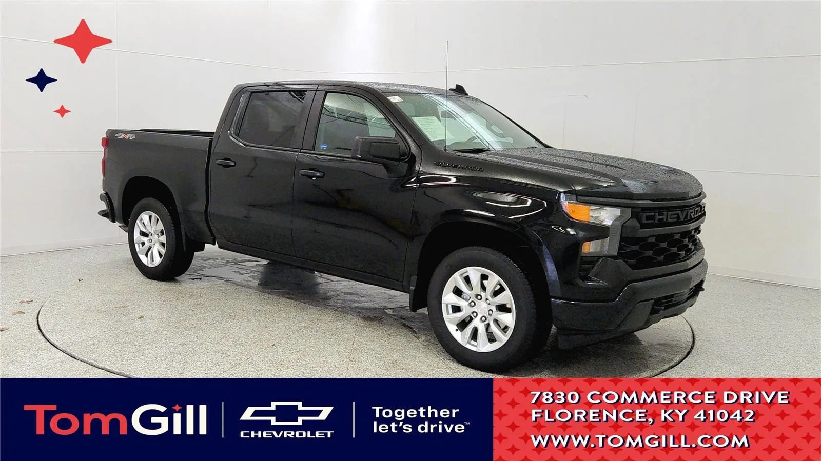 Used 2023 Chevrolet Silverado 1500 Custom w/ LPO, Dark Essentials Package