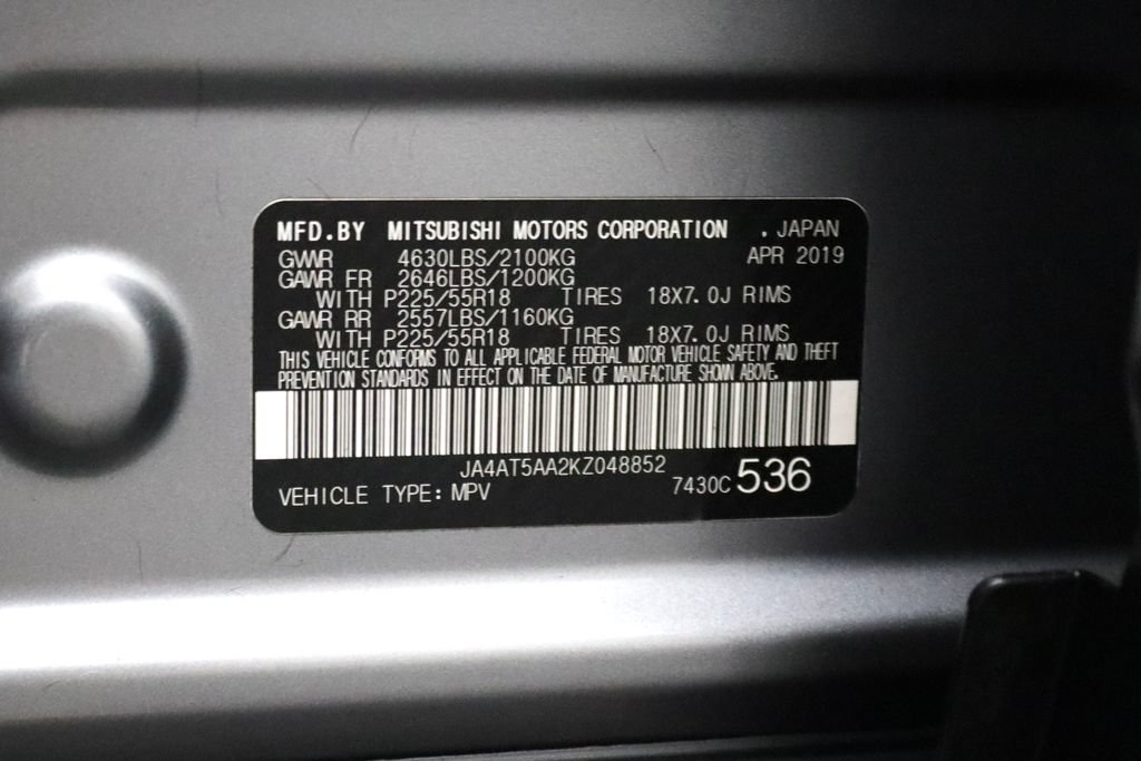 Used 2019 Mitsubishi Eclipse Cross SEL AWD/4WD image 32