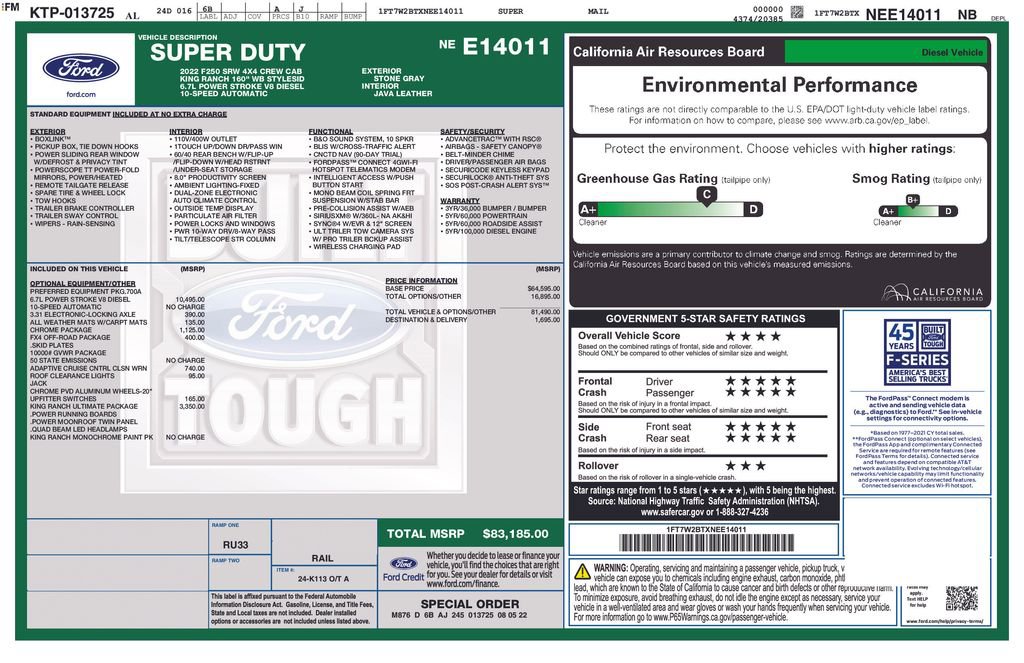 Used 2022 Ford F250 King Ranch w/ King Ranch Ultimate Package image 4