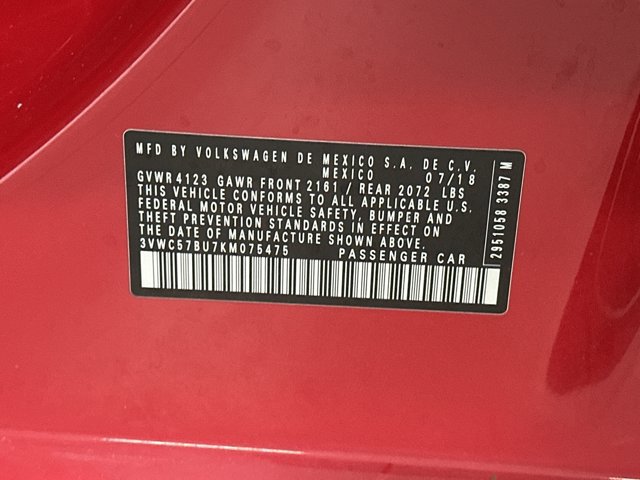 Used 2019 Volkswagen Jetta S w/ Driver Assistance Package image 9