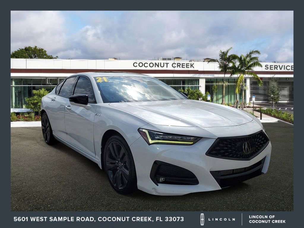 Used 2021 Acura TLX w/ A-SPEC Pkg image 1