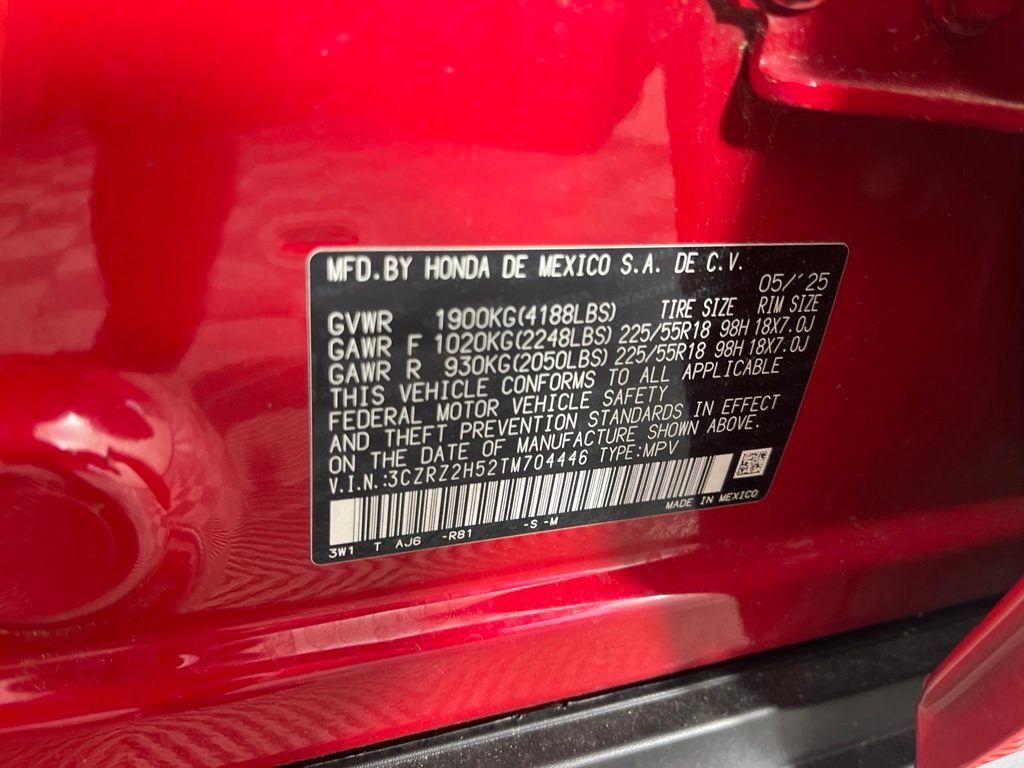 Certified 2026 Honda HR-V Sport image 29