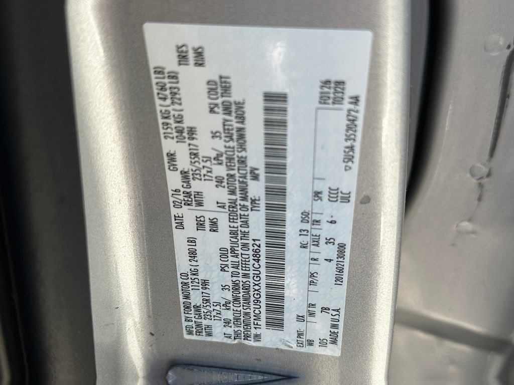 Used 2016 Ford Escape SE AWD/4WD image 32