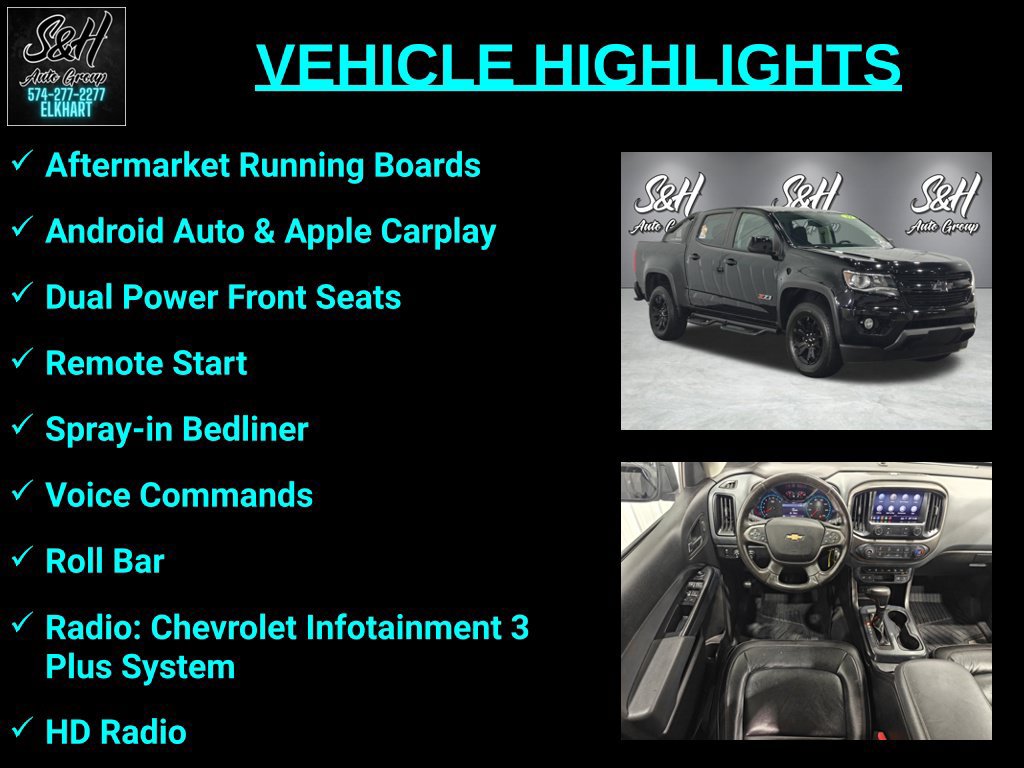 Used 2019 Chevrolet Colorado Z71 w/ Z71 Midnight Edition AWD/4WD image 3
