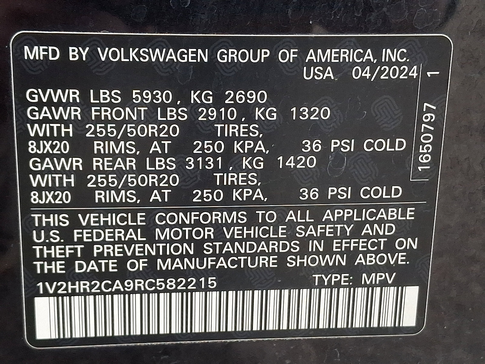 Used 2024 Volkswagen Atlas SE image 25