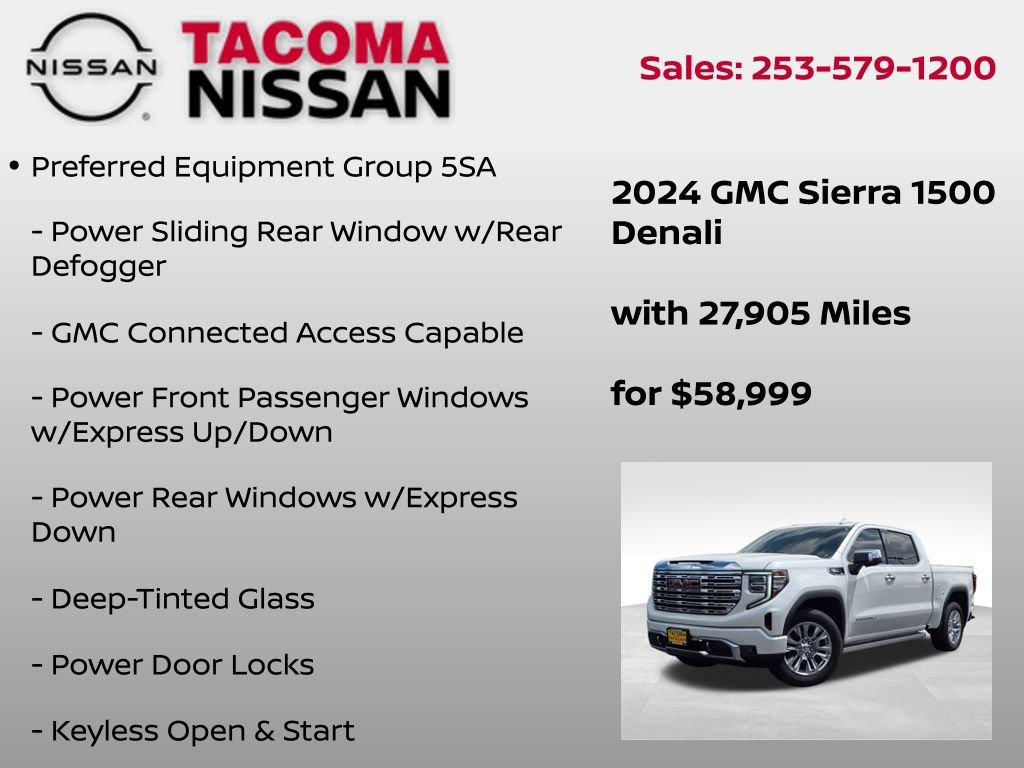 Used 2024 GMC Sierra 1500 Denali w/ Technology Package AWD/4WD image 6