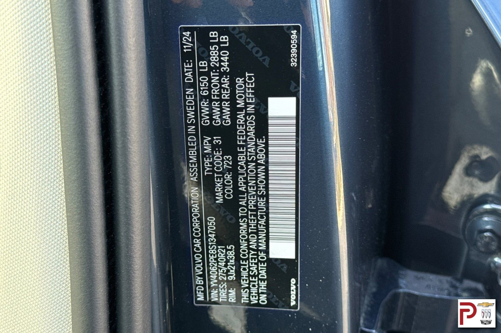 Used 2025 Volvo XC90 B6 Plus w/ Protection Package Premier image 38