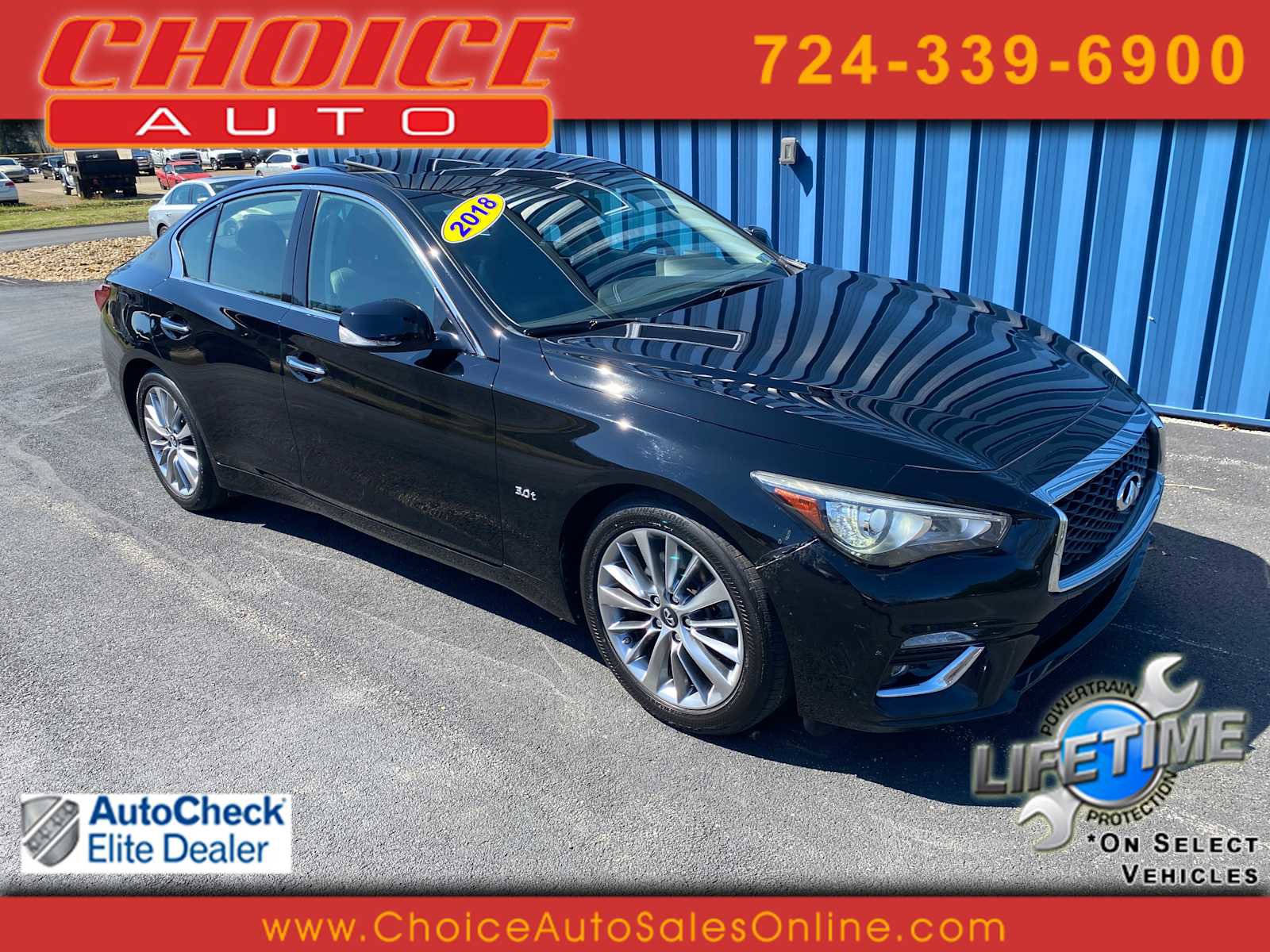 Used 2018 INFINITI Q50 Luxe image 1
