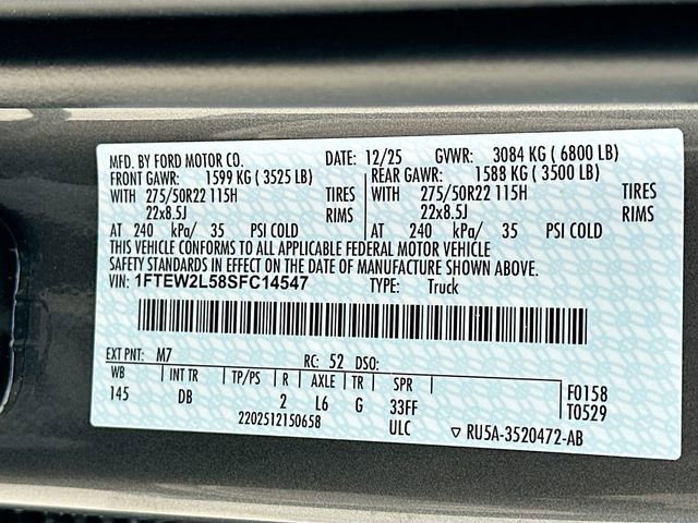 Used 2025 Ford F150 STX w/ LOBO Package AWD/4WD image 30