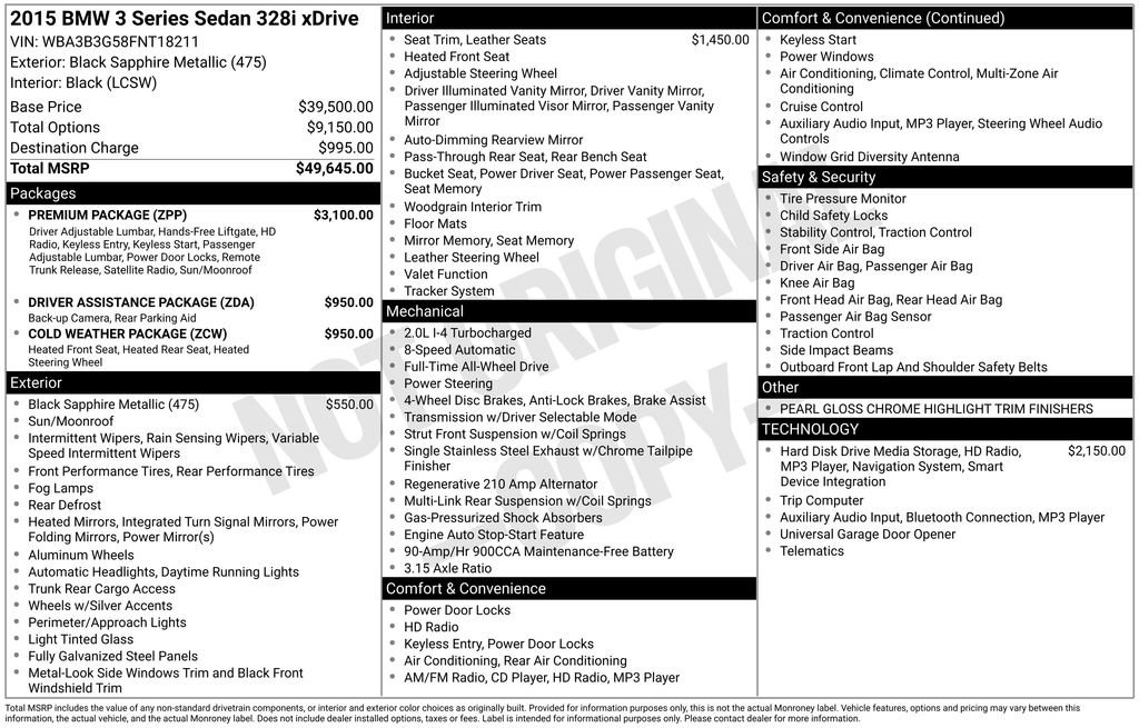 Used 2015 BMW 328i xDrive Sedan image 30