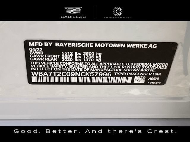 Used 2022 BMW 740i RWD image 33