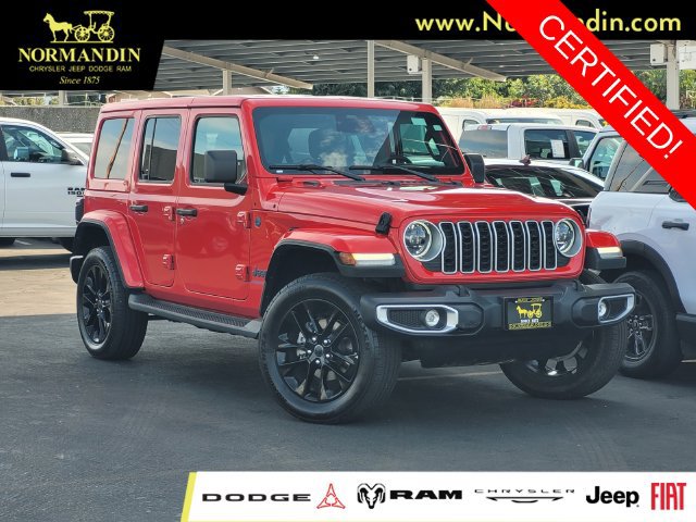 Certified 2025 Jeep Wrangler Unlimited Sahara