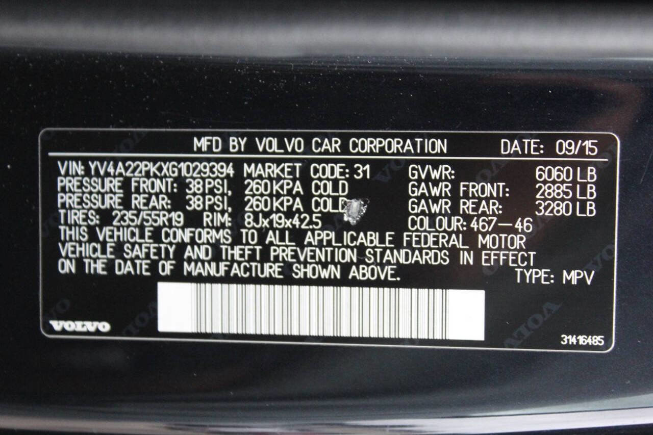 Used 2016 Volvo XC90 T6 Momentum image 33