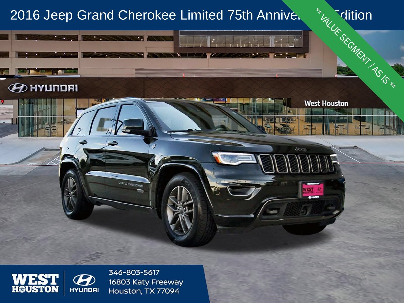 Used 2016 Jeep Grand Cherokee Limited 75th Anniversary AWD/4WD image 1