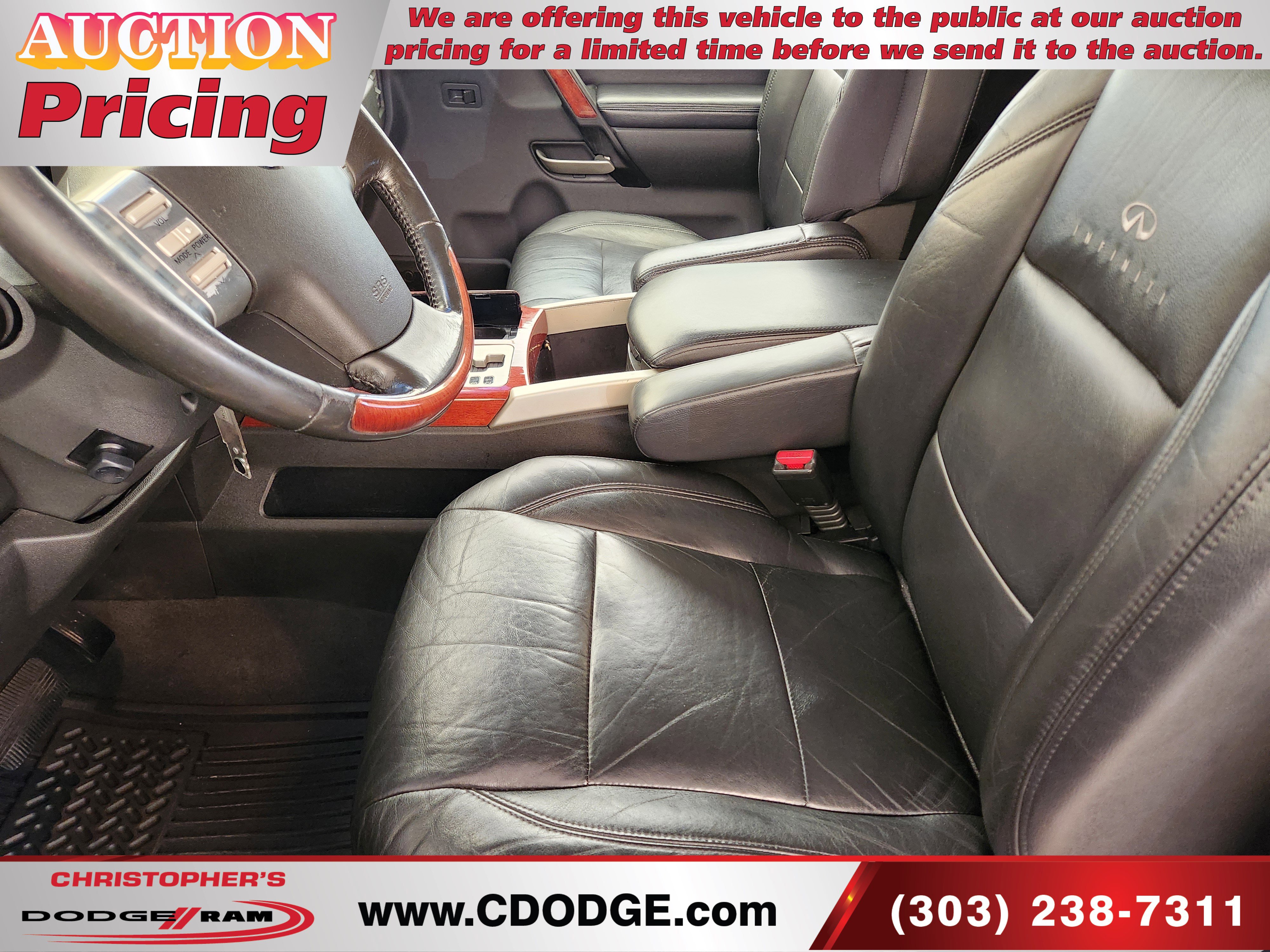 Used 2004 INFINITI QX56 4WD w/ Smart Vision Pkg image 16