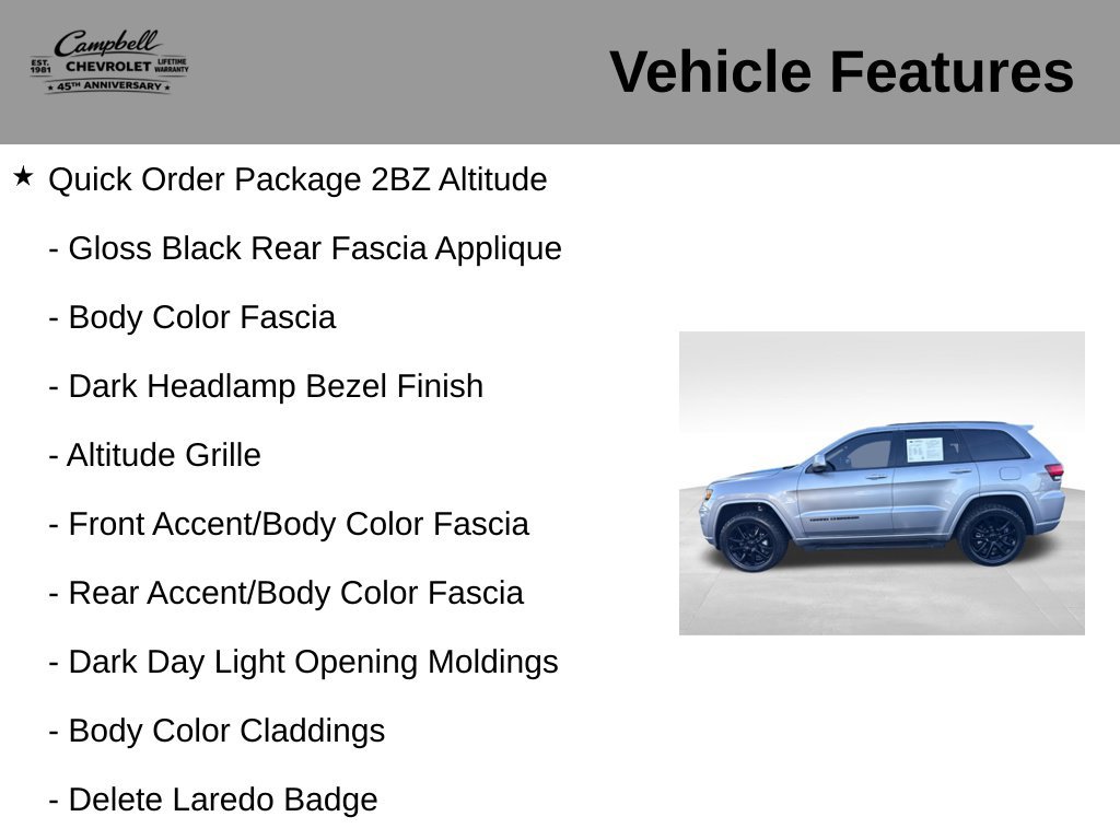 Used 2018 Jeep Grand Cherokee Altitude AWD/4WD image 10