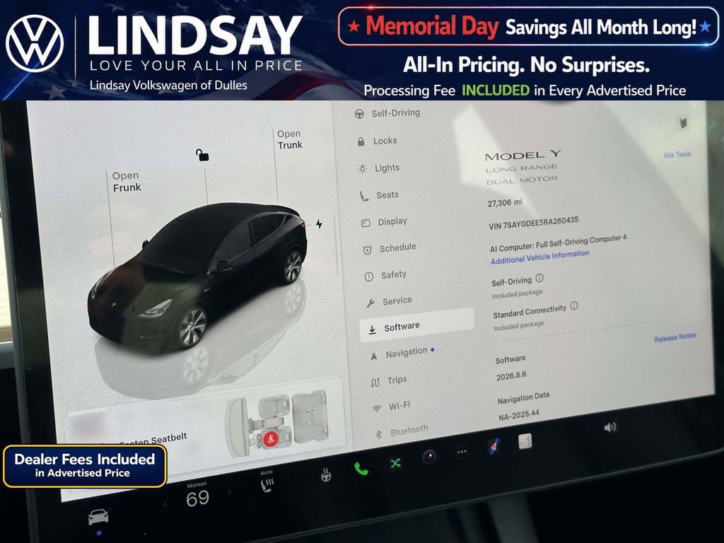 Used 2024 Tesla Model Y Long Range AWD/4WD image 22