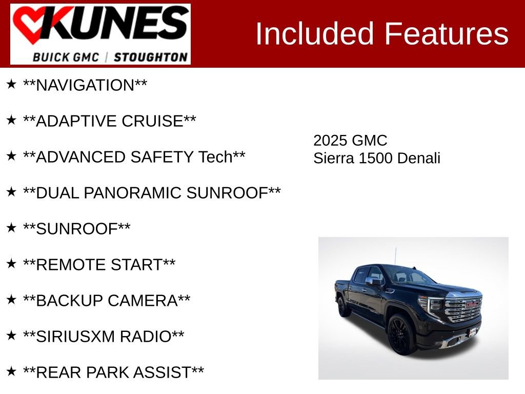 Used 2025 GMC Sierra 1500 Denali w/ Denali Reserve Package image 2