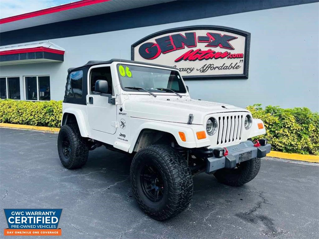 Used 2006 Jeep Wrangler Sport w/ 30" Tire & Wheel Group