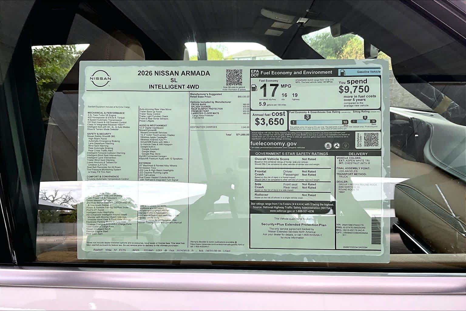 New 2026 Nissan Armada SL AWD/4WD image 19